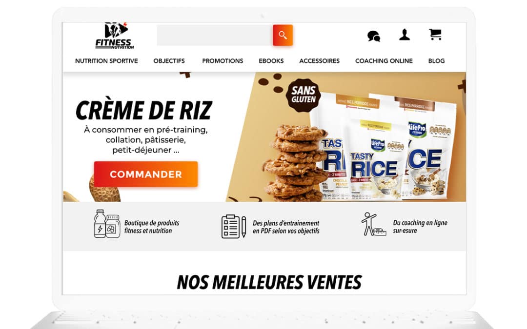 Refonte d’une boutique en ligne de compléments alimentaires