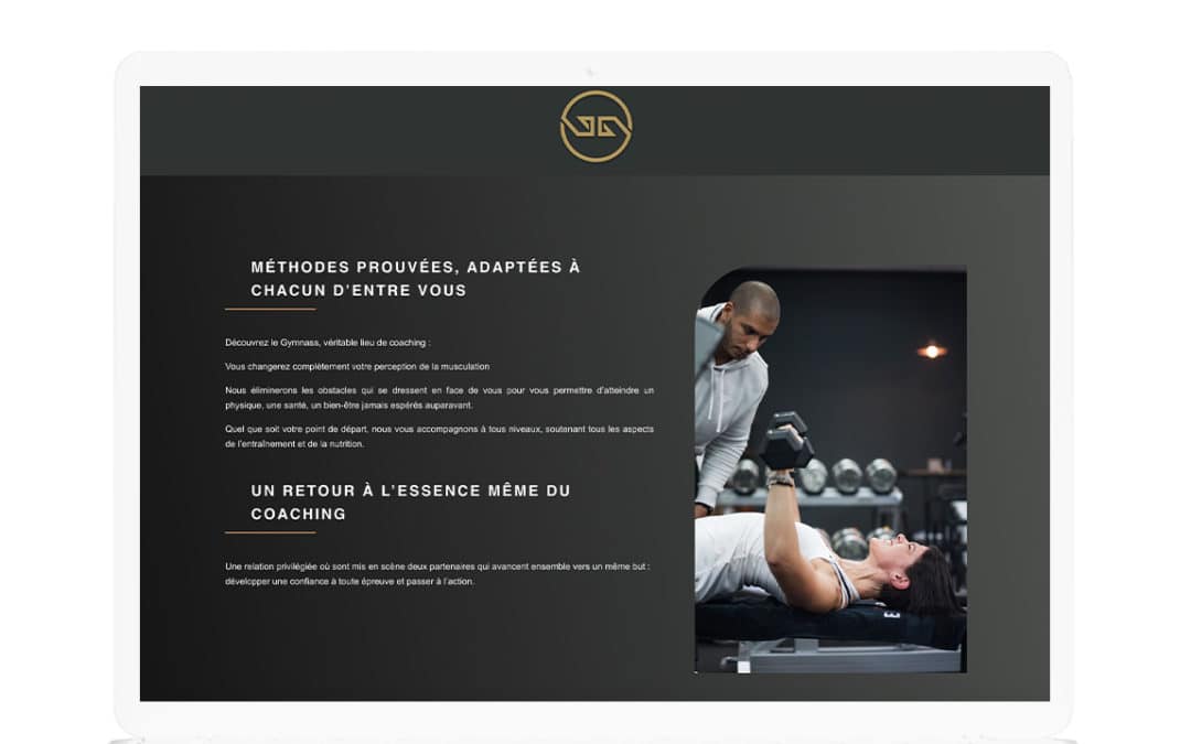 Création d’un site vitrine pour une salle de sport premium avec prise de RDV en ligne