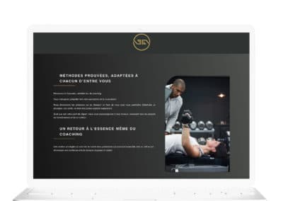 Création d’un site vitrine pour une salle de sport premium avec prise de RDV en ligne