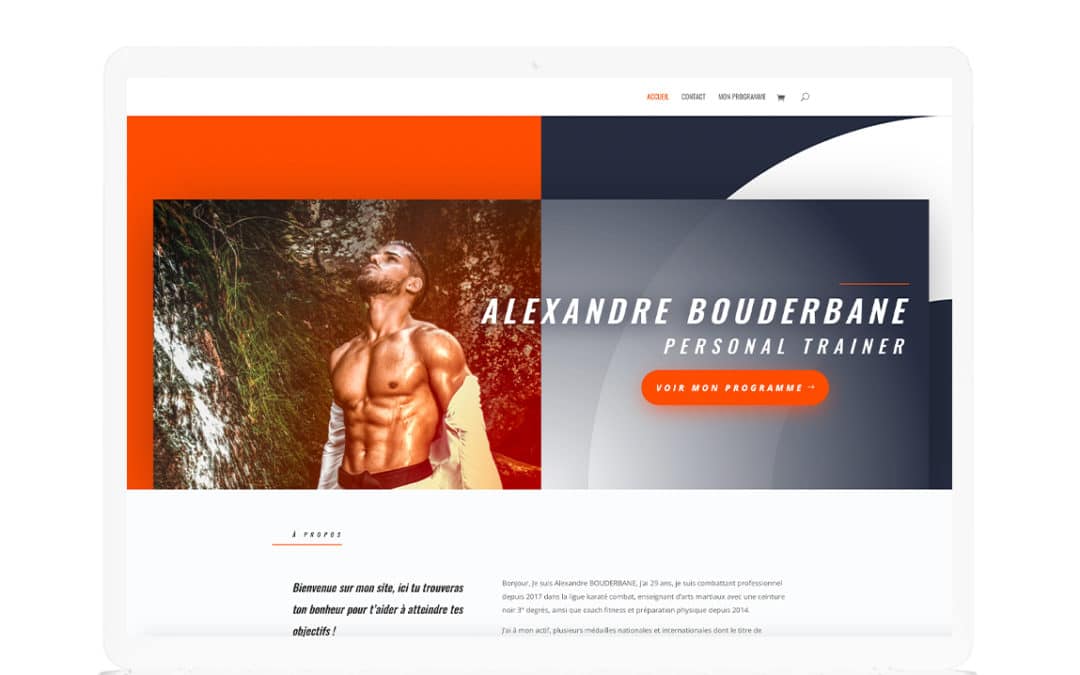 Création d’une landing page pour la vente d’un ebook sportif